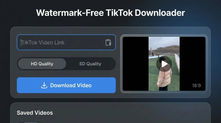 TikTok watermark-free download — HD video without logo